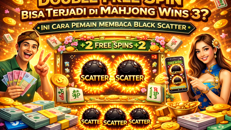 Double Free Spin Bisa Terjadi di Mahjong Wins 3? Ini Cara Pemain Membaca Black Scatter