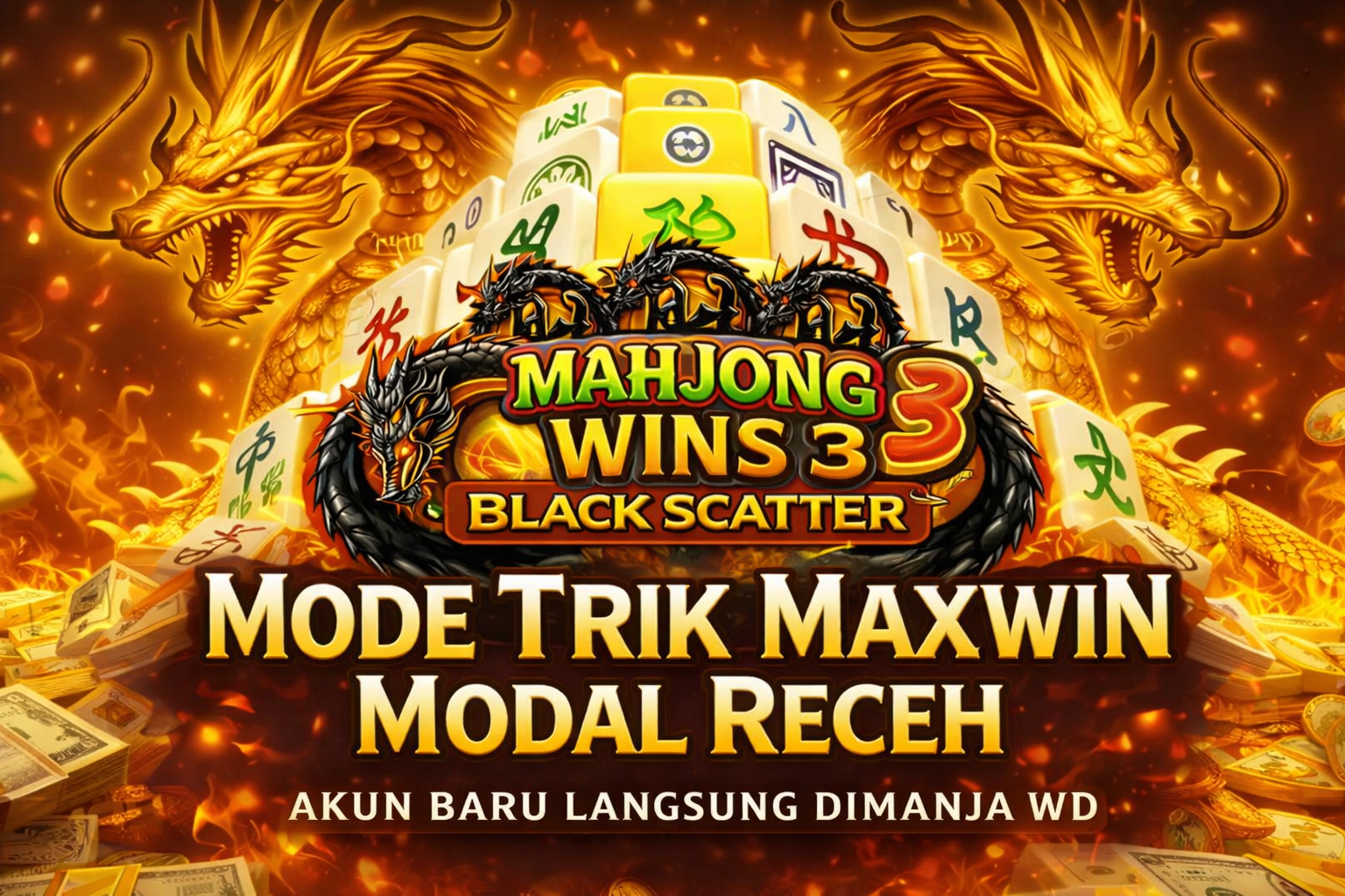 Mahjong Wins 3 Black Scatter Viral TikTok! Rahasia Jackpot Instan yang Bikin Ketagihan