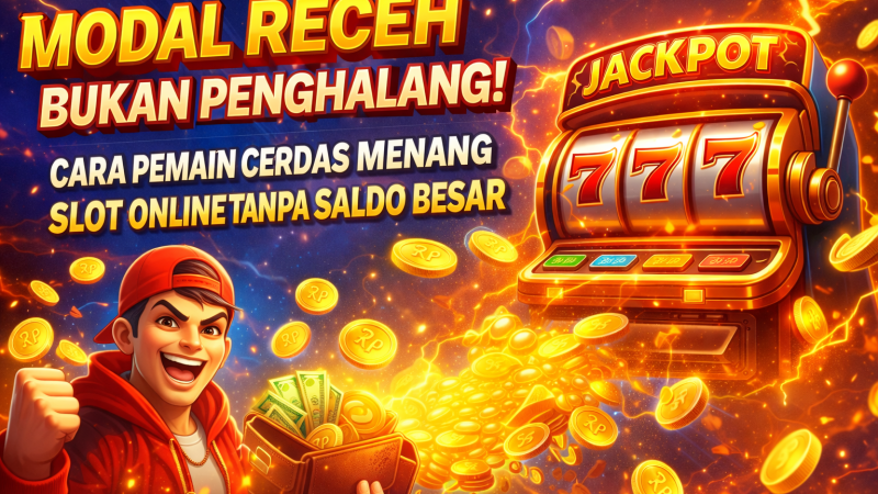 Modal Receh Bukan Penghalang! Cara Pemain Cerdas Menang Slot Online Tanpa Saldo Besar