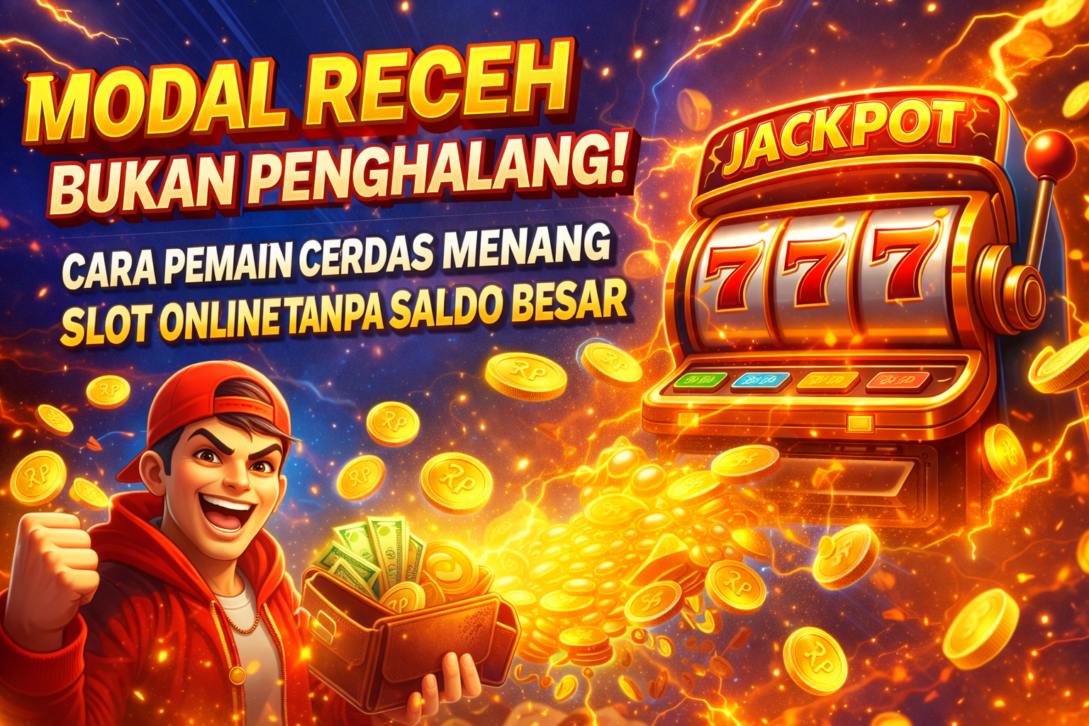 Modal Receh Bukan Penghalang! Cara Pemain Cerdas Menang Slot Online Tanpa Saldo Besar