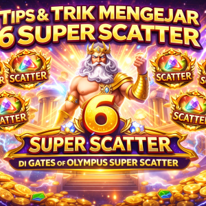 Tips & Trik Mengejar 6 Super Scatter di Gates of Olympus Super Scatter