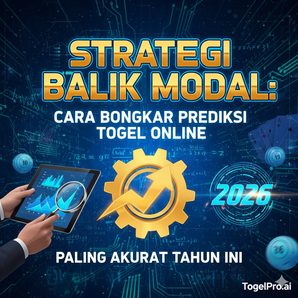 Strategi Balik Modal: Cara Bongkar Prediksi Togel Online Paling Akurat Tahun Ini